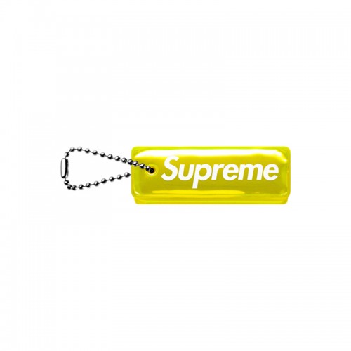 [Supreme] Reflective Puffy Keychain (Yellow)